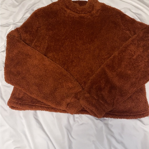 SHEIN Rust Teddy sweater. - Picture 7 of 7
